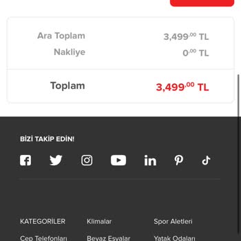 Evkur İnternet Sitesi Alışverişi Mağduriyet