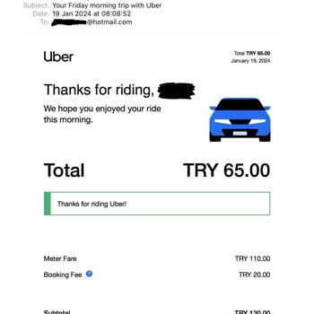 Uber Ücret Tutarsızlığı Ve Şikayet Süreci