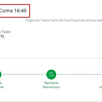 Avansas Siparişimin Bir Türlü Teslim Edilmemesi