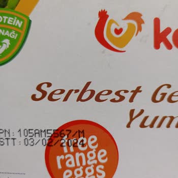 Keskinoğlu Yumurtada Kalite Sorunu