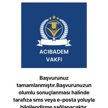 Acıbadem Vakfı (Burs Başvurusu) Acıbadem Vakfı Burs Başvurusu