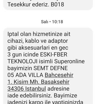 Superonline Haksız Olarak Paramızı Alıyor