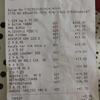 A101 Marketten Alınan Kek Paketinde Eksik Ürün Sorunu