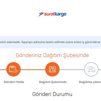 Sürat Kargo Bahçeşehir Şube - Kargom 1 Haftadır Gelmedi