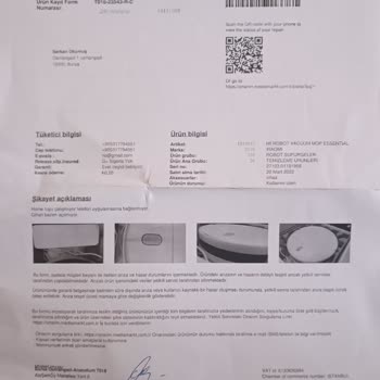Ouno Service Xiaomi Akıllı Süpürge Arızası
