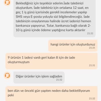 Trendyol Market Alışverişimin 15 Gündür İadesi De Yok Ürünler De Yok