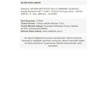 Spotify Haksız Para Çekti