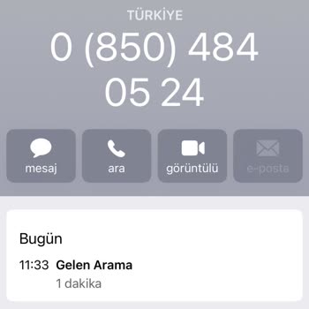 0850 484 05 24 Kampanya Teklifi Ve Müşteri İlgisizliği
