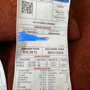 İSKİ Yüksek Gelen Su Faturası