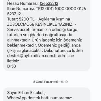 Anker Firması Tamamen Pişmanlıktır.