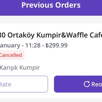 GetirYemek Siparişi İptal Etti Ama Parayı Geri Yatırmadı