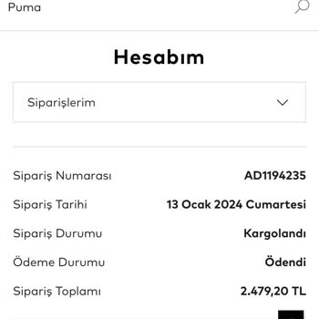 Ayakkabı Dünyası Ürünüm Kargoya Verilmiyor