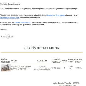 Vivense Müşteri Hizmetlerine Bağlanamamak...