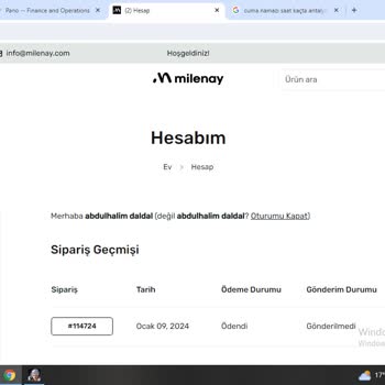 Milenay. COM'DAN Sipariş Verdim 10 Gün Oldu Gelmedi.