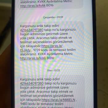 Aras Kargo Kargo Teslim Etmiyor