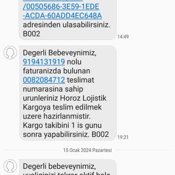 ebebek İnternet Üzerinden Aldığım Ürün Teslim Edilmiyor