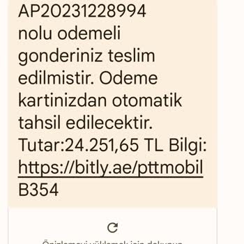 Hrahımemtal (SMS) Bilinmeyen Ve Verilmeyen Sipariş