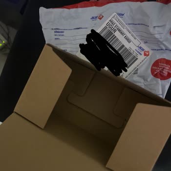 Aras Kargo Siparişim Boş Kutu Olarak Geldi