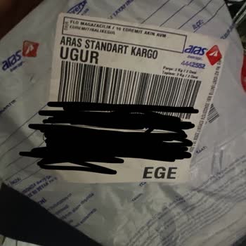 Aras Kargo Siparişim Boş Kutu Olarak Geldi