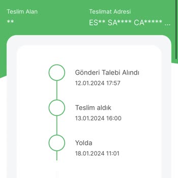 Sendeo Kargo 8 Gün Oldu