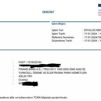 Paycell Gönderilen Parayı Hesabıma Eklemiyor...