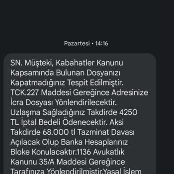 HINTELHB (SMS) Şikayet Duyurusu İlanı