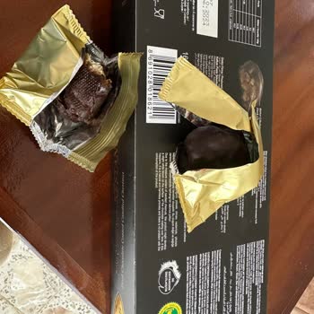 Kafkas Pasta Şekerleme Kafkas Bitter Çikolata Kaplı Kestane Şekeri Bozuk!