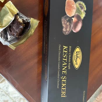 Kafkas Pasta Şekerleme Kafkas Bitter Çikolata Kaplı Kestane Şekeri Bozuk!