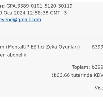 Mentalup Hesabım Ödeme Yaptığım Halde Kısıtlı