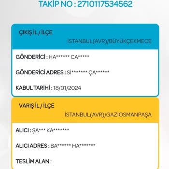 PTT Kargodan Şikayetçiyim