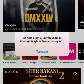 Passolig Uygulamasına Giriş Yapamıyorum