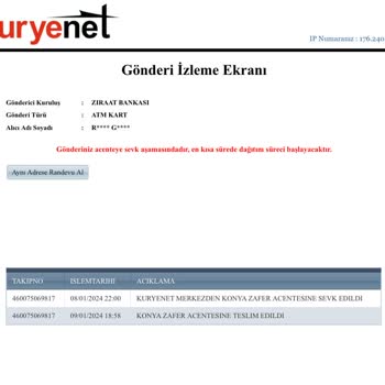 Kuryenet Kargomu Dağıtıma Çıkarmıyor