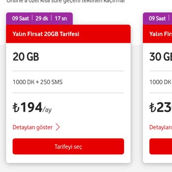 Vodafone Tüketiciyi Yanıltarak Ücret Talep Etmesi