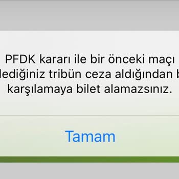 Passolig Gitmediğim Maçın Cezasını Çeliyorum