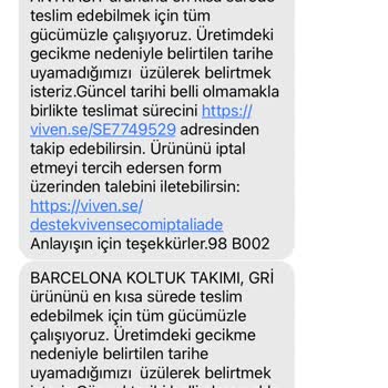 Vivense Ürünüm Nerede Bu Gecikme Nedir