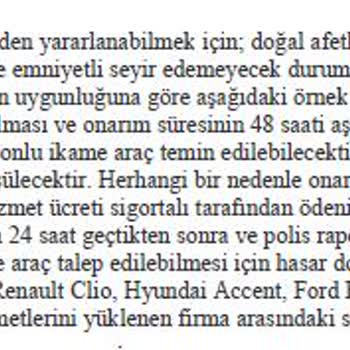 Ray Sigorta Ve Mondial İkame Araç Hizmeti Çok Uğraştırıyorlar Vermiyor