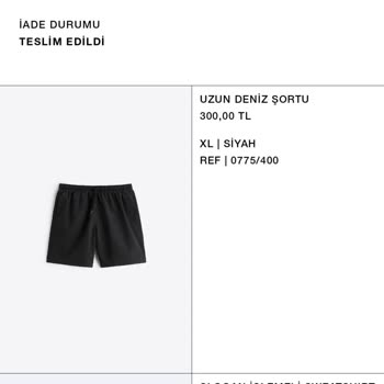 Zara İade Ücretini Yatırmıyor