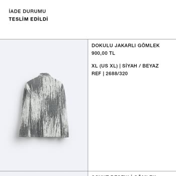 Zara İade Ücretini Yatırmıyor