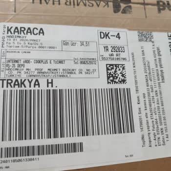 Karaca Ve MNG Kargo Şikayeti