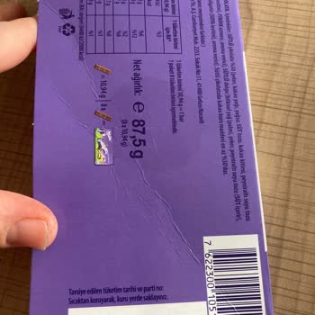 Bozuk Çıkan Milka Çikolata