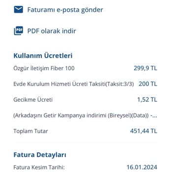 TurkNet Pişmanlıktır Kafalarına Göre Tarife Uyguluyorlar.