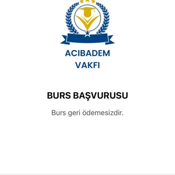 Acıbadem Üniversitesi Acıbadem Vakfı Şüpheli Burs Başvurusu