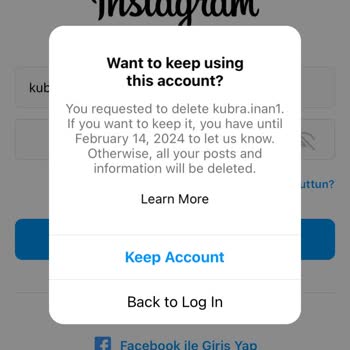 Instagram Hesabımı Açamıyorum