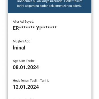 İninal Plus Kurye Gecikmesi Hüsranı