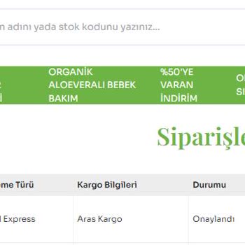 Yeşil Anne Kargo Gecikmesi Ve Müşteri Hizmetlerine Ulaşamama