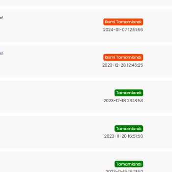 SmmFull Taahhüt Edilen Siparişin Tamamlanmaması