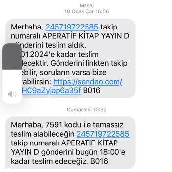 Sendeo 9 Gündür Kargomu Teslim Etmiyor.