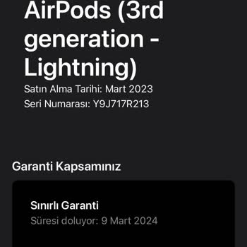 Trendyol 3. Nesil Airpodsum Hatalı Ve İkinci El Geldi.