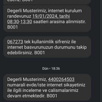 Türk Telekom İnternet Kurulumun Zamanında Yapılmaması