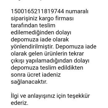 A101 Online Ve Birgundekargo Şikayet